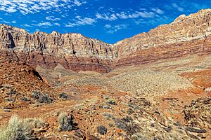 Close Up View Of The Vermilion Cliffs In Arizona