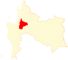 Location of Santa Juana commune in the Bío Bío Region