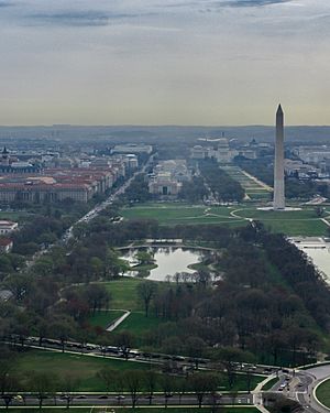 Constitution Gardens aerial, Washington, D.C. (20100325-DSC01304)