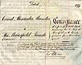 Deed of Conveyance which transferred Maresfield Recreation Ground to Maresfield Parish Council