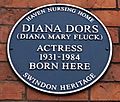 Diana Dors Blue Plaque