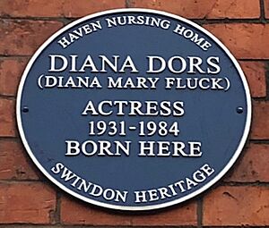 Diana Dors Blue Plaque