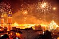 Diwali fireworks and lighting celebrations India 2012