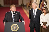 Donald Trump with Neil Gorsuch 01-31-17