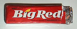 A packet of Wrigley's Big Red