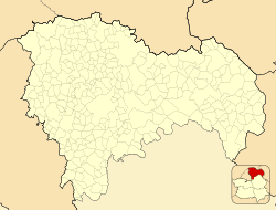 Santiuste is located in Province of Guadalajara