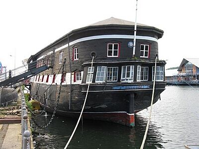 HM Frigate Unicorn, from the stern - geograph.org.uk - 1316939