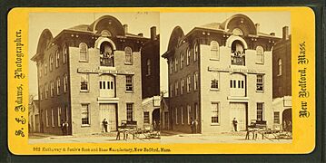 Hathaway & Soule Boot & Shoe manufactory, New Bedford, Mass, by Adams, S. F., 1844-1876