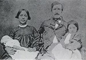Hermann A. Widemann and family, ca. 1860s
