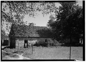 Historic American Buildings Survey E. H. Pickering, Photographer September 1936 SLAVE QUARTERS - Doughoregan Manor, Manorhouse Road, Ellicott City, Howard County, MD HABS MD,14-ELLCI.V,2-12