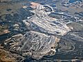 Hunter Valley Ravensworth open-cut coal mining operations