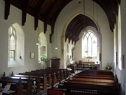 Inside Brandeston church - geograph.org.uk - 1424554