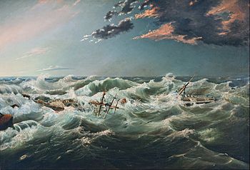 James Shaw - The Admella wrecked, Cape Banks, 6th August, 1859 - Google Art Project