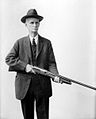 John M. Browning with his Auto 5 shotgun (2)