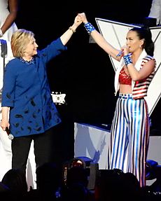 Katy Perry Hillary Clinton, I'm With Her Concert