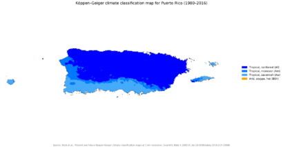 Koppen-Geiger Map PRI present