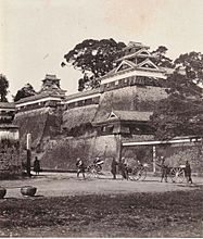 Kumamoto Castle oldphoto 1874