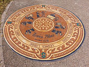 Lesnes Abbey mosaic by Gary Drostle - 2023-06-04