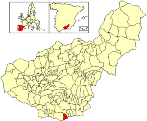 Location of Gualchos