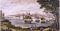 Macdonough’s victory on Lake Champlain and defeat of the British Army at Plattsburg by Genl. Macomb, Sept. 11 1814 (cropped)