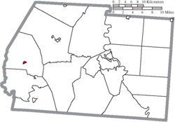 Location of South Salem in Ross County