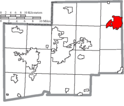 Location of Alliance in Stark County