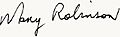 Maryrobinsonsignature