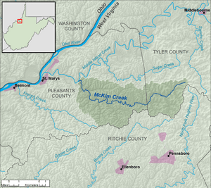 McKim Creek WV map.png