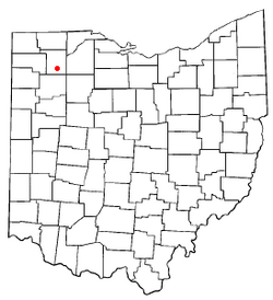 Location of Hamler, Ohio