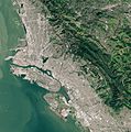 Oakland by Sentinel-2, 2019-03-11
