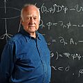 Peter higgs chalkboard
