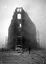 Phelan Building after the earthquake on April 20, 1906