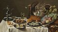 Pieter Claesz. - Stilleven met kalkoenpastei - Google Art Project