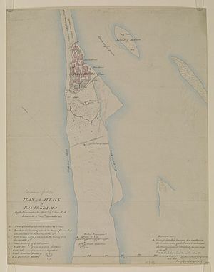 Plan of the attack of Ras Ul Khyma by the force under Sir Willm. Gr. Keir K.M.T., between the 3rd & 9th of December 1819.jpg