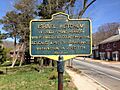 Plaque commemorating Israel Ketchum in Cold Spring Harbor, New York