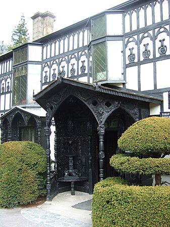 Porch of Plas Newydd, Llangollen