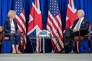 President Joe Biden meets with United Kingdom Prime Minister Liz Truss