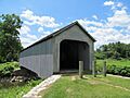 Rebuilt Old Covered Bridge, June 2012, Sheffield MA