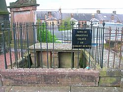 Robert Burns - Original Grave Site - Dumfries