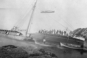 SS Wairarapa Wreck At Miners Head.jpg
