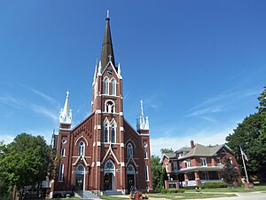 Saint Mary's Church and Rectory - Riverside, Iowa