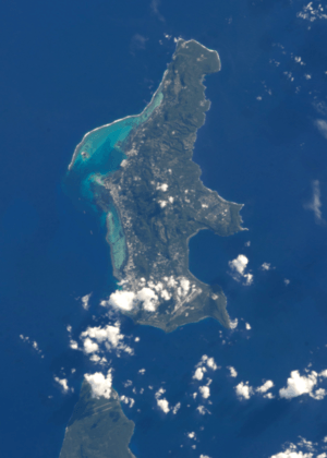 Saipan from ISS 2