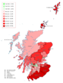 Scottish independence referendum results