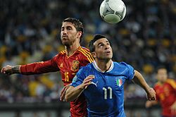 Sergio Ramos and Antonio Di Natale Euro 2012 final 01