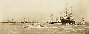 Spithead review 1897 Chevalier de Martino