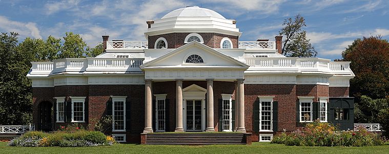 Thomas Jefferson's Monticello (cropped)