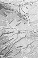 Topography of the Arras-Lens area showing ridge lines