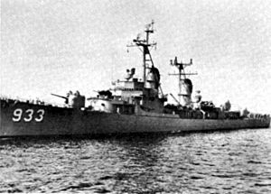 USS Barry (DD-933) circa 1956