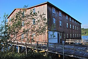 Union Fishermen's Cooperative Packing Company Alderbrook Station - boat and net storage building