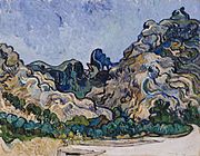 Van Gogh - Berglandschaft in Saint-Rémy